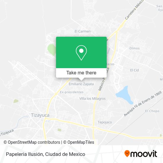 Mapa de Papeleria Ilusión
