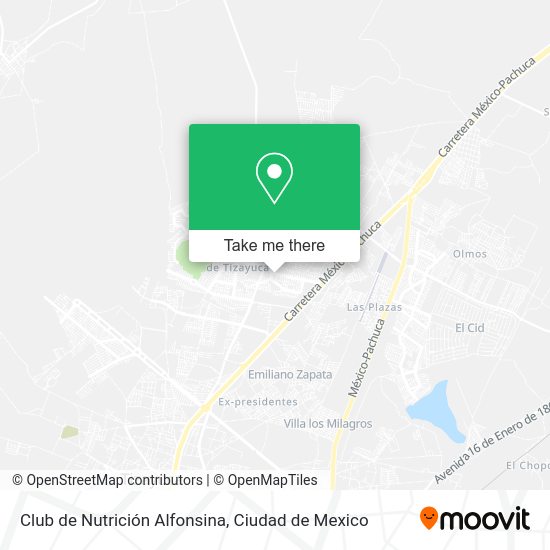 Club de Nutrición Alfonsina map