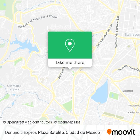 Denuncia Expres Plaza Satelite map