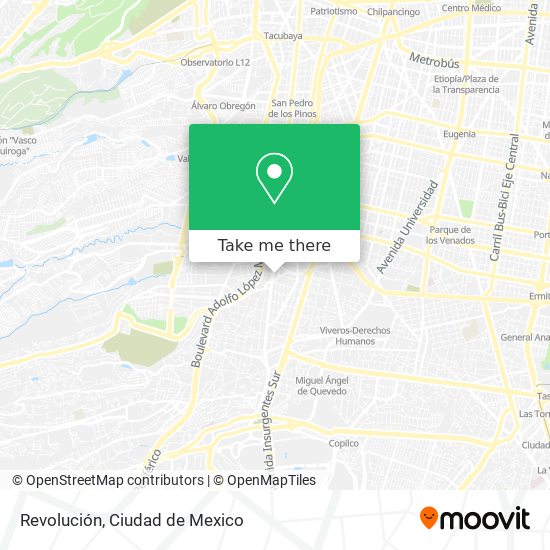 Revolución map