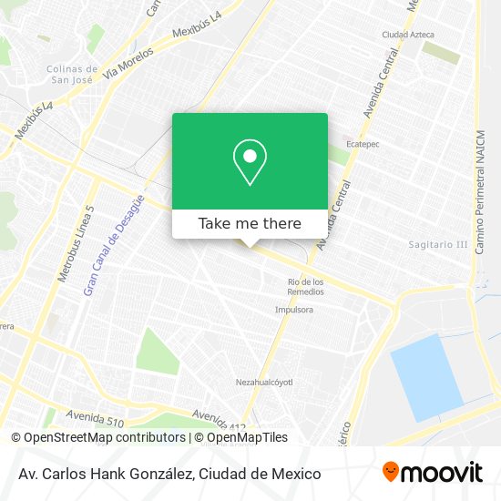 Mapa de Av. Carlos Hank González