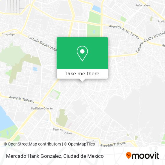 Mercado Hank Gonzalez map