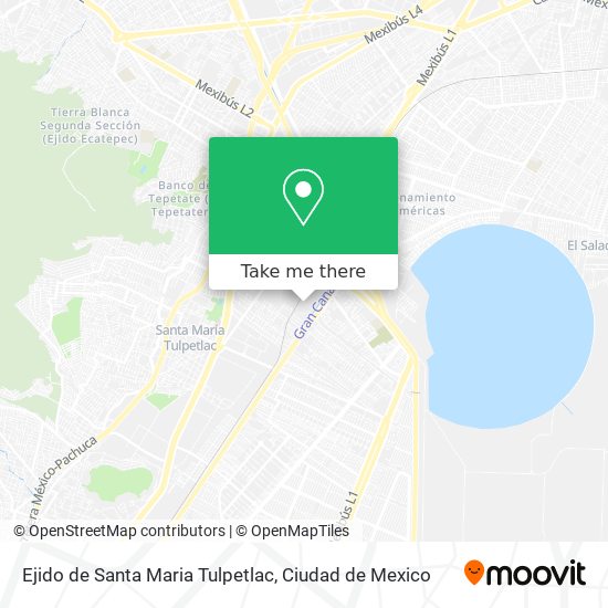 Ejido de Santa Maria Tulpetlac map