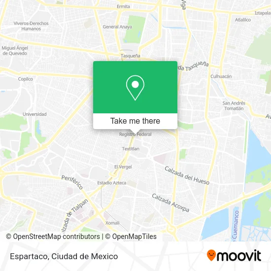 Espartaco map