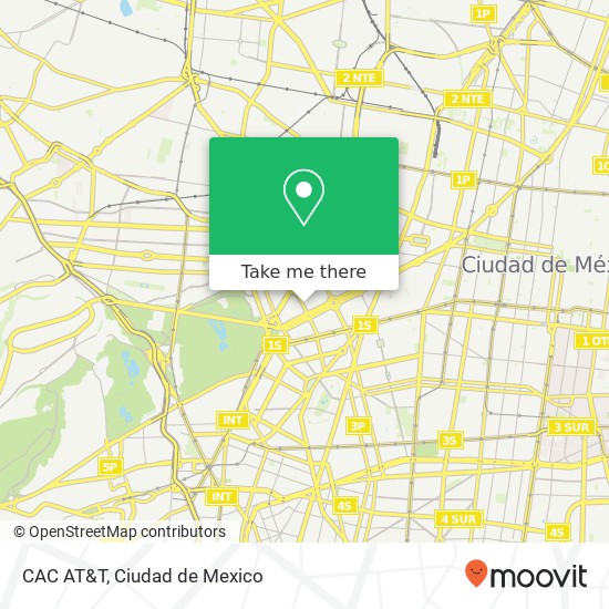 Mapa de CAC AT&T