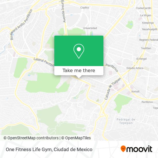 One Fitness Life Gym map