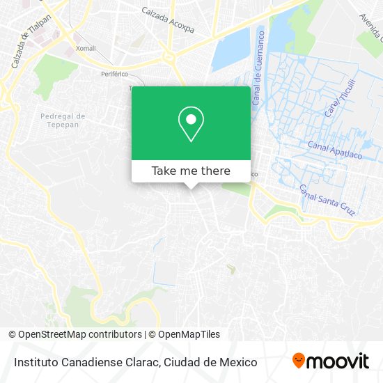 Instituto Canadiense Clarac map