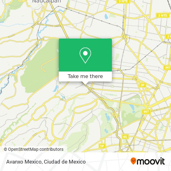 Avanxo Mexico map