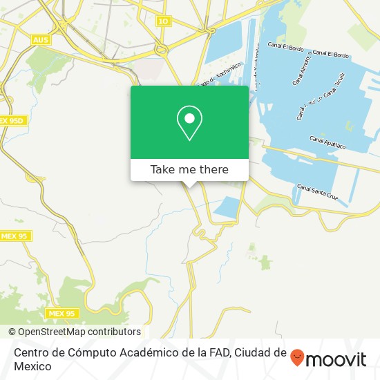 Mapa de Centro de Cómputo Académico de la FAD