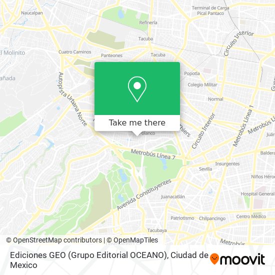 Ediciones GEO (Grupo Editorial OCEANO) map
