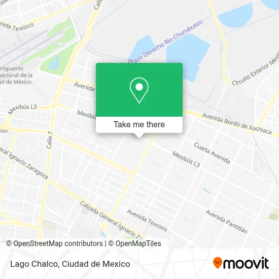 Lago Chalco map