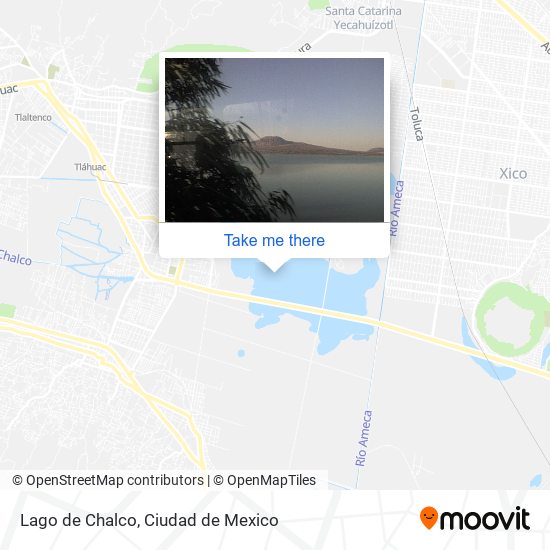 Lago de Chalco map