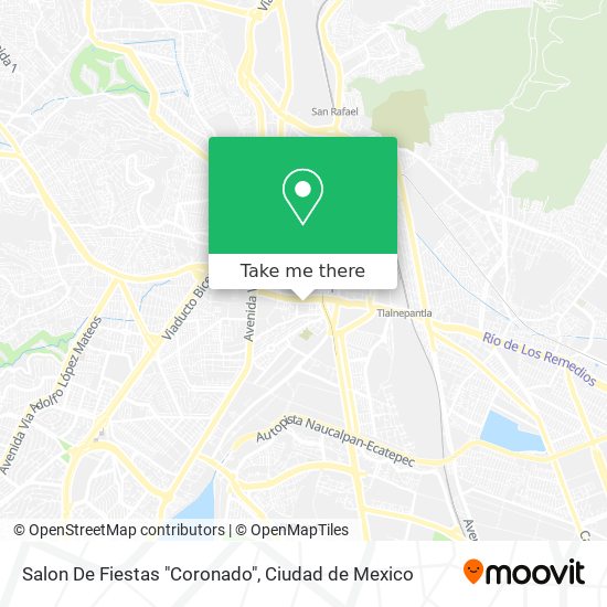Salon De Fiestas "Coronado" map