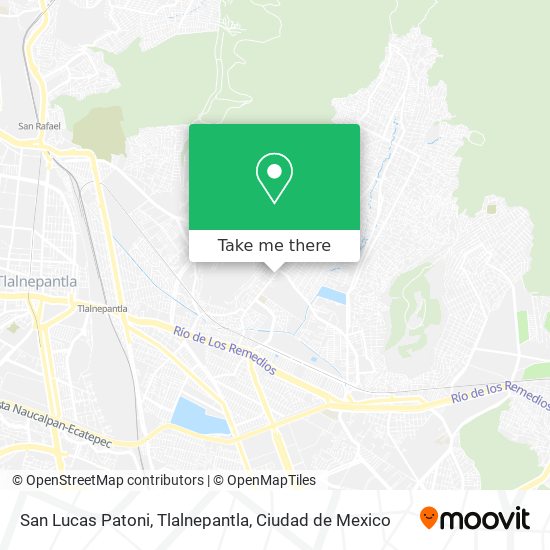 How to get to San Lucas Patoni, Tlalnepantla in Tultitlán by Bus or Train?