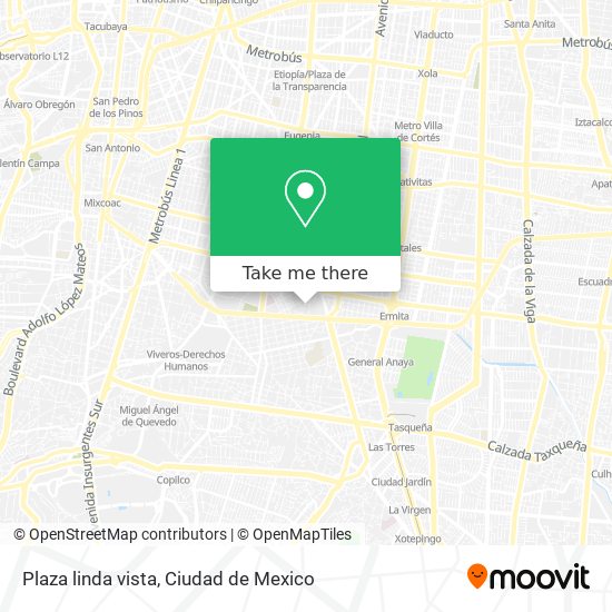 Plaza linda vista map