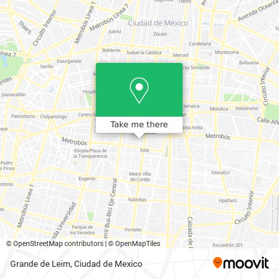 Mapa de Grande de Leim