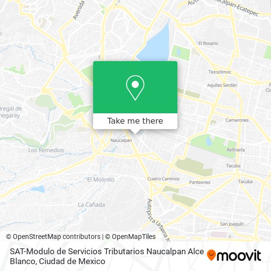 SAT-Modulo de Servicios Tributarios Naucalpan Alce Blanco map