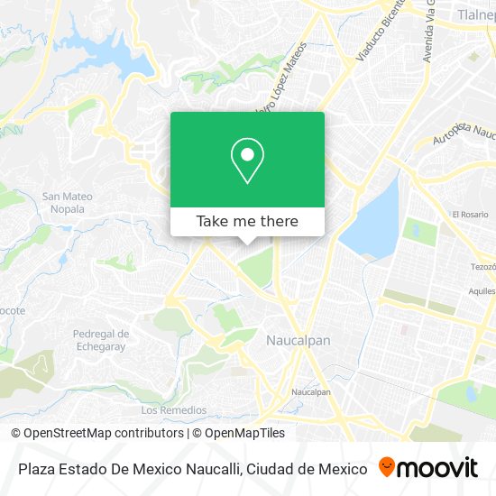 Plaza Estado De Mexico Naucalli map