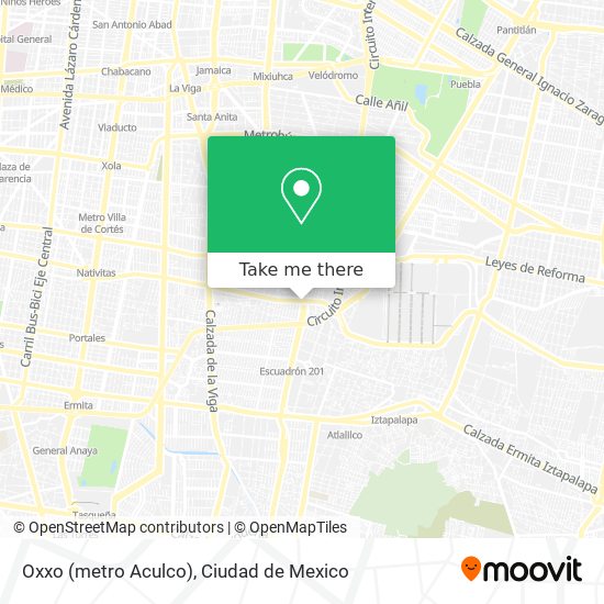 Oxxo (metro Aculco) map