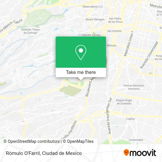 Rómulo O'Farril map