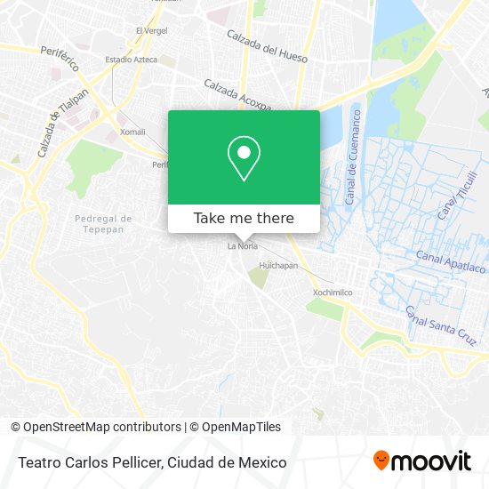 Mapa de Teatro Carlos Pellicer