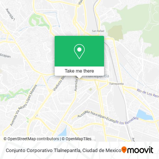 Conjunto Corporativo Tlalnepantla map