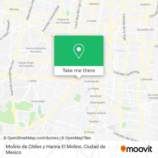 Molino de Chiles y Harina El Molino map