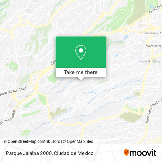 Parque Jalalpa 2000 map