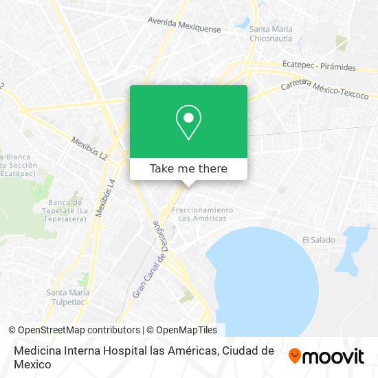 Medicina Interna Hospital las Américas map