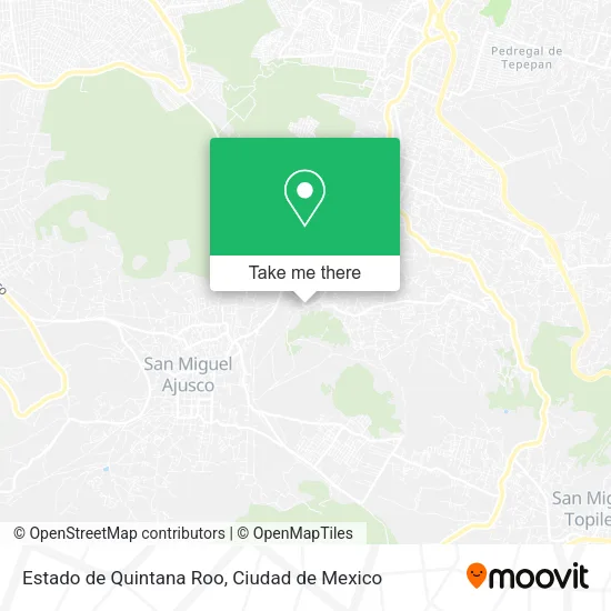 Estado de Quintana Roo map