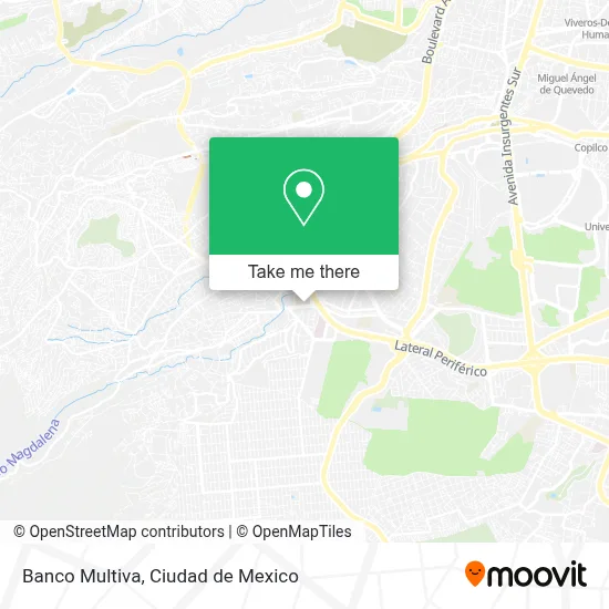Banco Multiva map