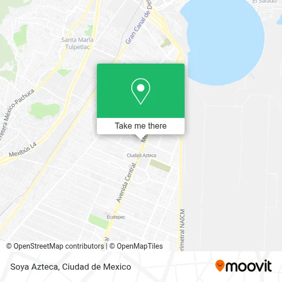 Soya Azteca map