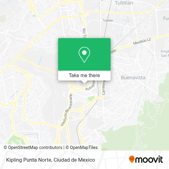 Kipling Punta Norte map