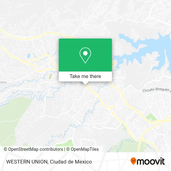 WESTERN UNION map