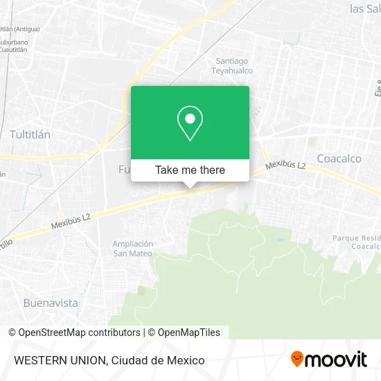 WESTERN UNION map
