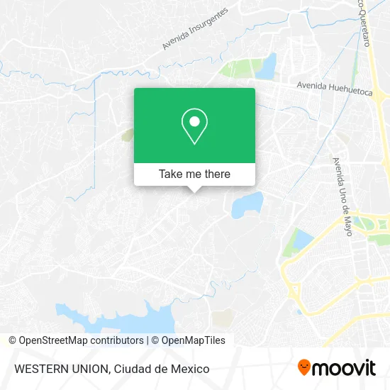 WESTERN UNION map