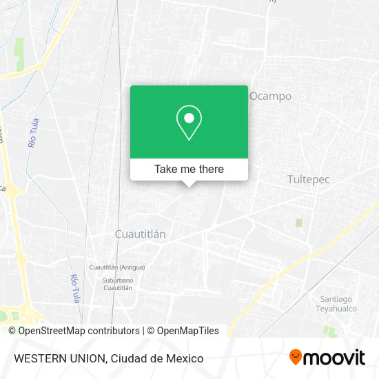 WESTERN UNION map