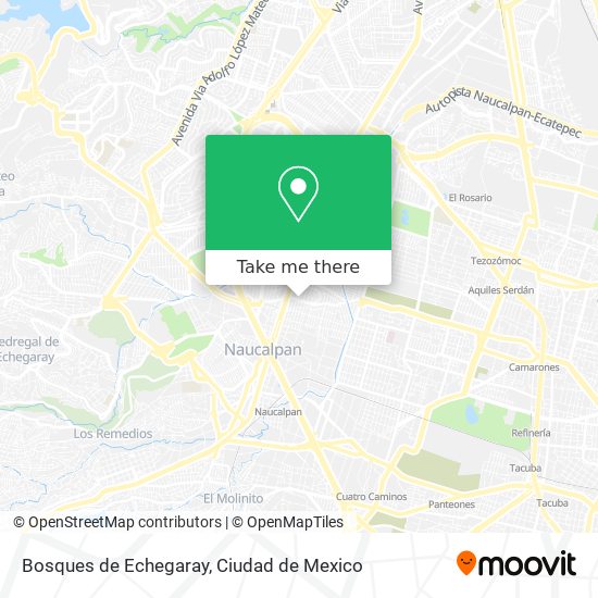 Bosques de Echegaray map