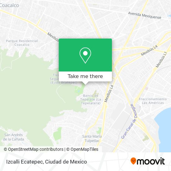 Izcalli Ecatepec map