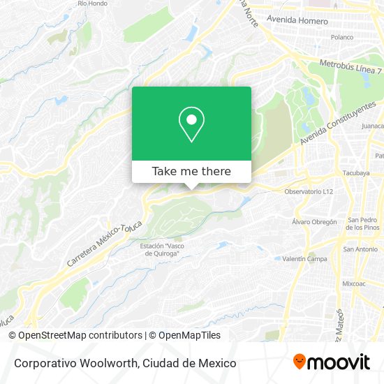 Corporativo Woolworth map