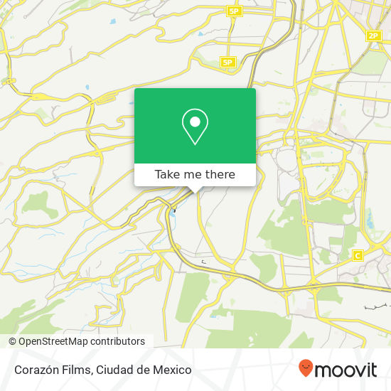 Corazón Films map