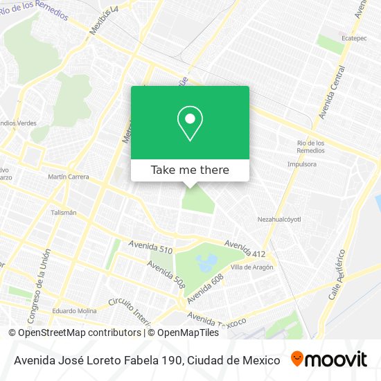 Avenida José Loreto Fabela 190 map