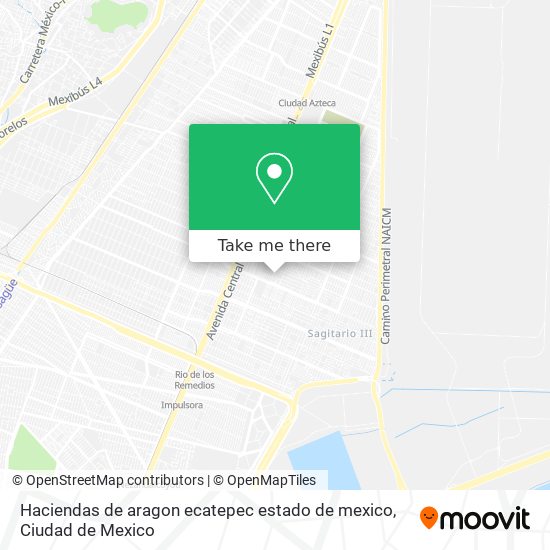 Haciendas de aragon ecatepec estado de mexico map