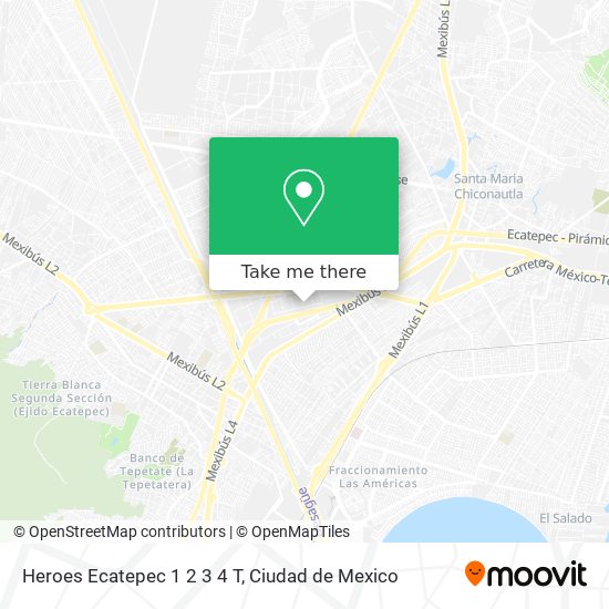 Mapa de Heroes Ecatepec 1 2 3 4 T