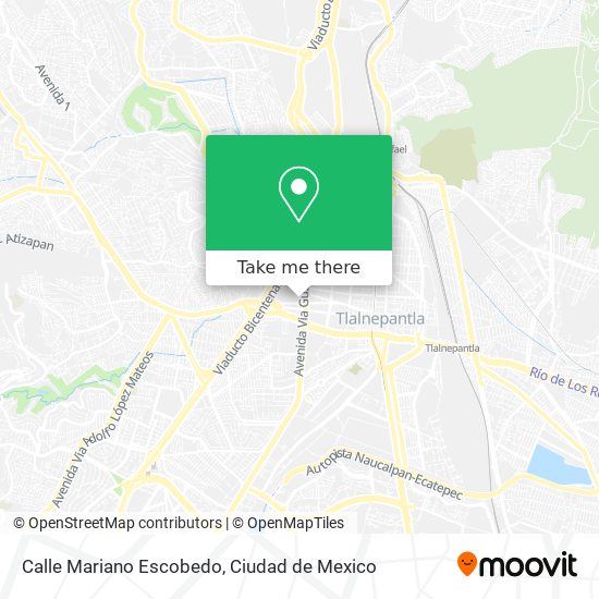 Calle Mariano Escobedo map