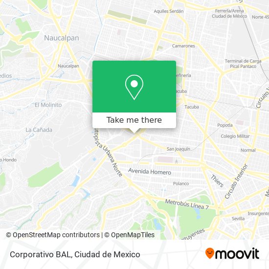 Corporativo BAL map