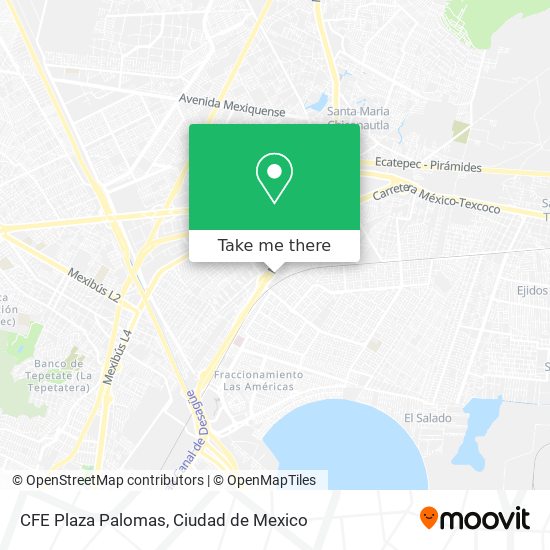 CFE Plaza Palomas map