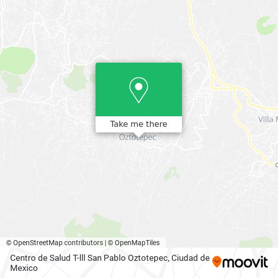 Centro de Salud T-lll San Pablo Oztotepec map