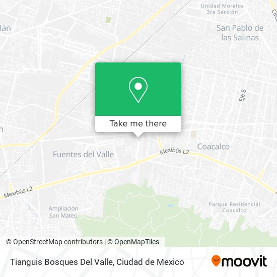 Tianguis Bosques Del Valle map