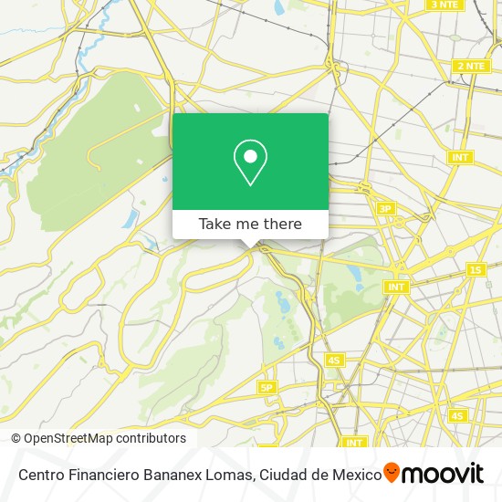 Centro Financiero Bananex Lomas map
